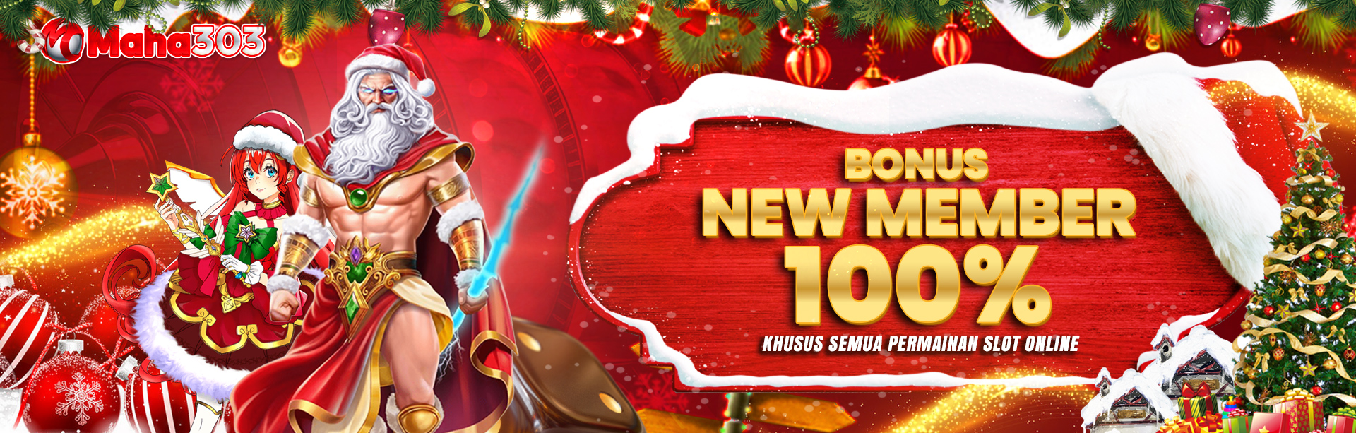 BONUS NEW MEMBER SLOT 100%	