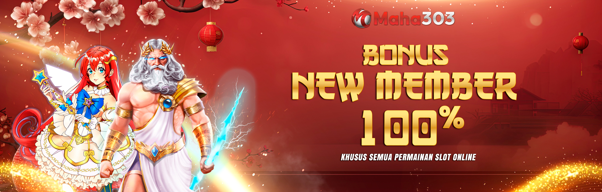 BONUS NEW MEMBER SLOT 100%	