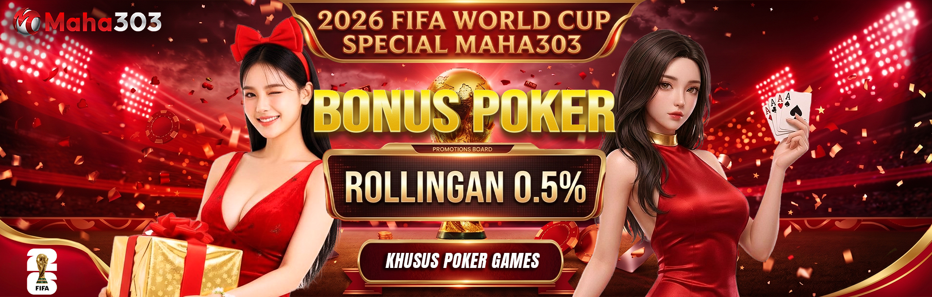 BONUS MINGGUAN POKER	