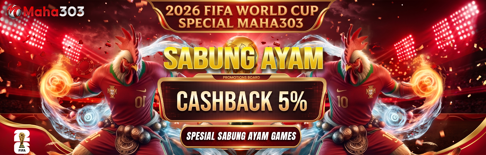 BONUS MINGGUAN SABUNG AYAM