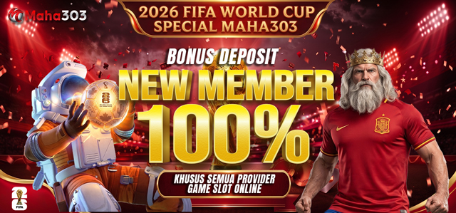 BONUS NEW MEMBER SLOT 100%	