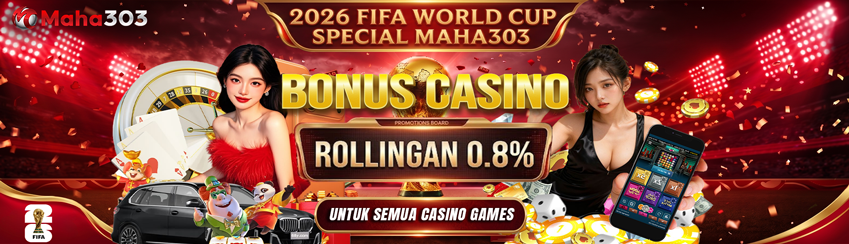 BONUS KOMISI KHUSUS CASINO !